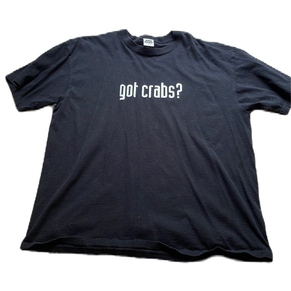 Joe’s Crab Shack XL vintage black and white slogan tee - Picture 1 of 8